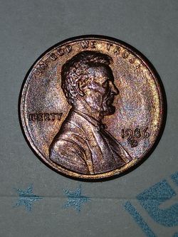 1986 “D” Mint No “L” On Liberty And It Is Also Off Center