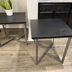  Black Coffee table set Of 2