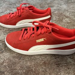 Puma Red Shoes Softfoam Size 8 Women’s