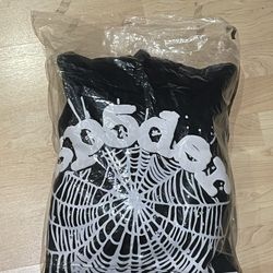 Spider hoodie black and white 