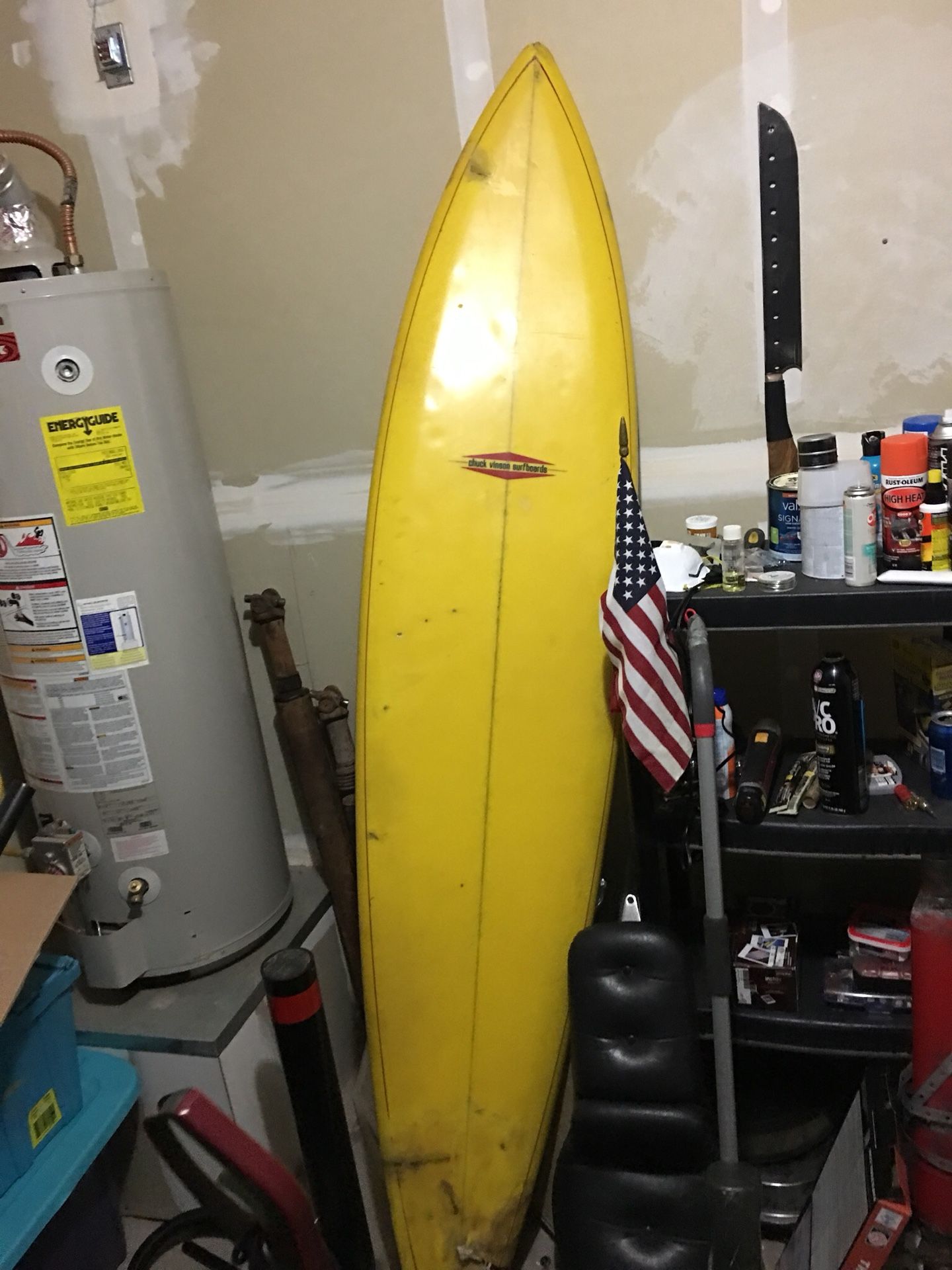 Chuck Vinson surfboard