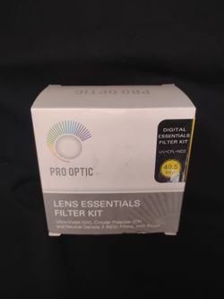 New Boxed Pro Optic Lens Digital Essentials Filter Kit 40.5 mm