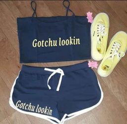 Gotchu Looking In Navy Blue Size Medium