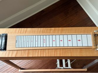 Pedal steel slide guitar