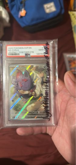 PSA Gem Mint N's Zorua Pokemon Card 2025