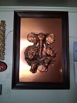 Animal copper ivory tusk