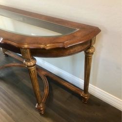 Solid Wood Entry Table 