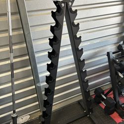 New “A” style rack for 10 pairs of dumbbells. New in box 📦 $100