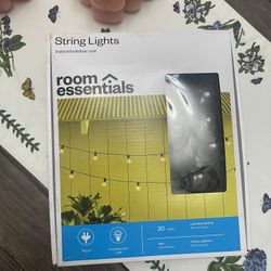 Room Essentials String Lights – New / Never Used