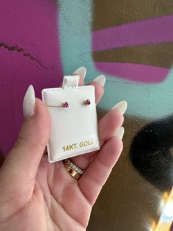 14k STUDS SMALL EARRINGS