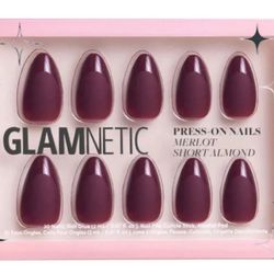 Glamnetics Nails in Merlot