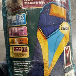 Sleeping Bag With Pillow