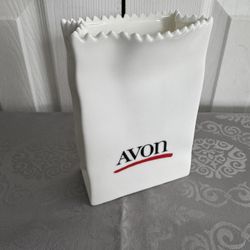 AVON, 100yr Anniversary, Delivery Bag, Ceramic, Vintage