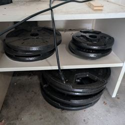 Weirder Weight Set With Hand Bars And Locks