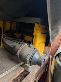 DeWalt planer, scroll saw, table grinder and cart