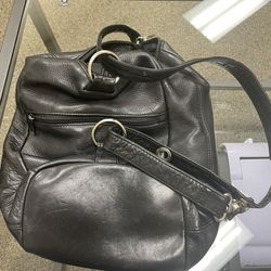 Tignanello Leather Backpack 