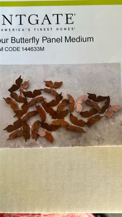 Frontgate Butterfly hanging wall decoration.