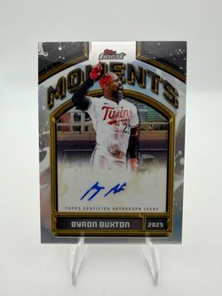2025 Topps Finest Moments Byron Buxton Certified Auto