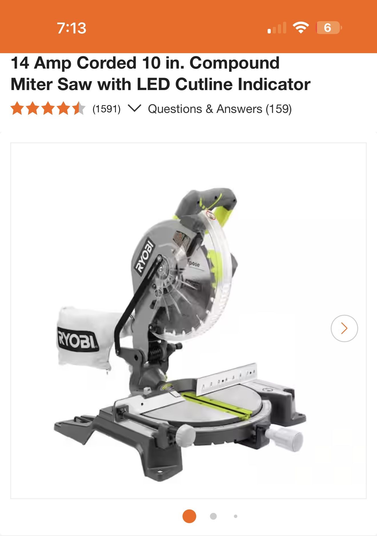 Ryobi Miter Saw
