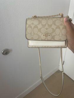 Coach klare crossbody bag