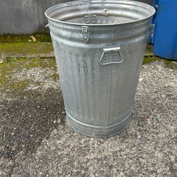 Free Metal Garbage Can 