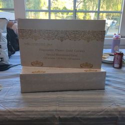 Gold Disposable Silverware 