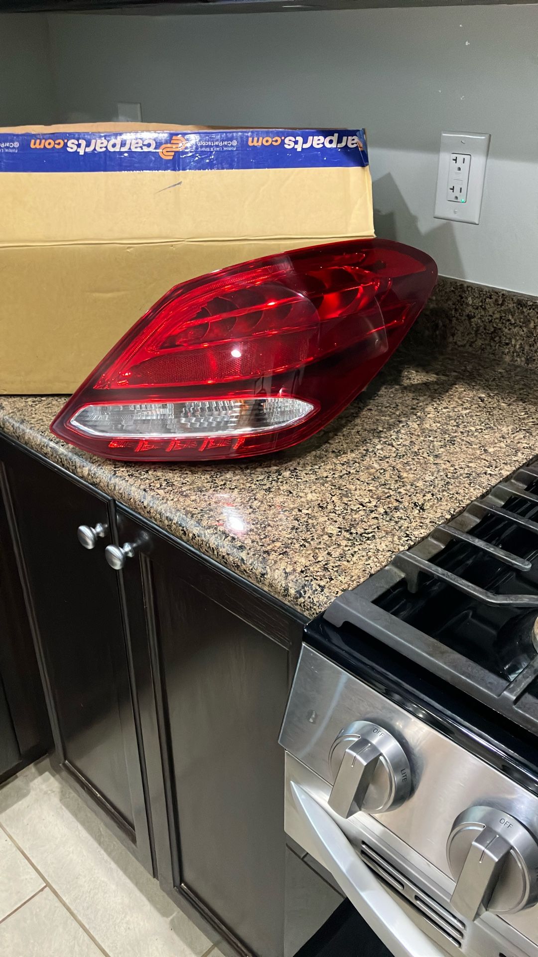 Fits 2016 Mercedes C300 Tail Light Passenger Side Tail Light 
