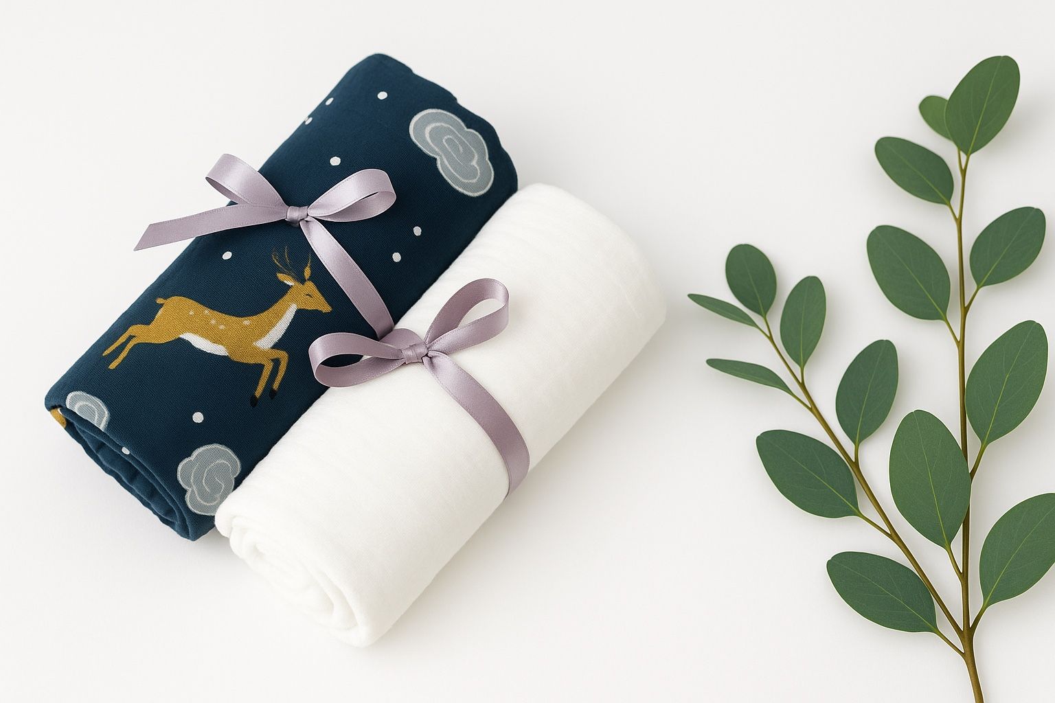 Pack of 2 Baby Muslin Blanket