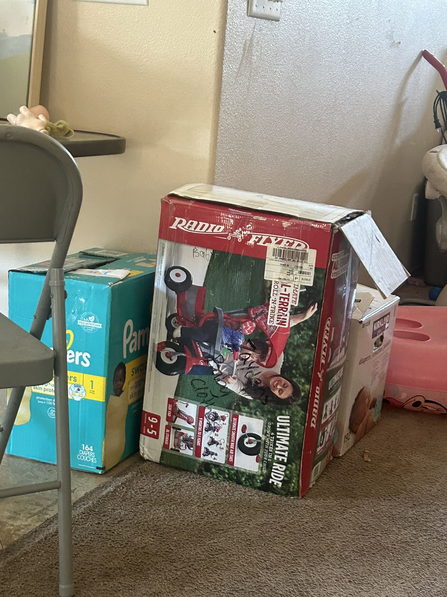 3 Boxes Of Baby Boy Clothes