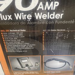 Pro X One Flux Wire Welder 