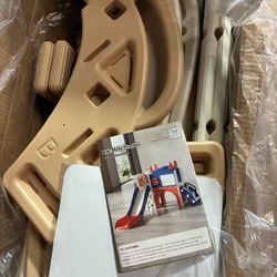 Toddler Slide,12 in 1 Kids Slide for Toddlers 1-3, New Upgrade with Golf Set, Basketball Hoop, Drawing Board for Indoor Outdoor Playset,Toddler Playgr