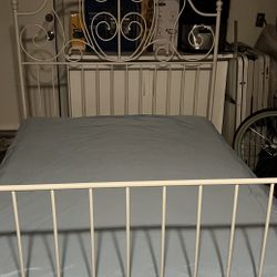 Full Size Bed frame With Mattress 