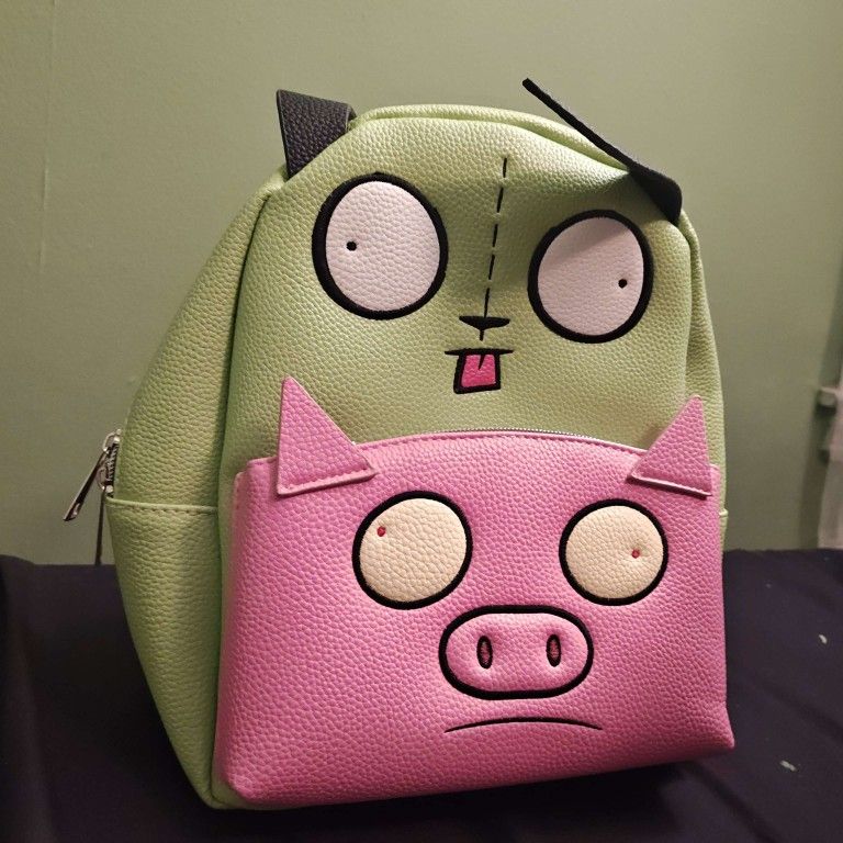 Nickelodeon Invader Zim Gir And Pig Mini Backpack 2023