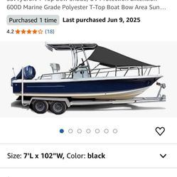 T-Top Bow Shade, UV Protection