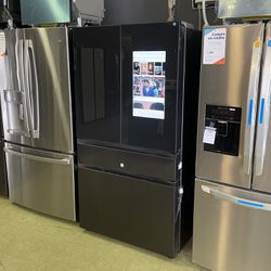 Samsung BESPOKE Family Hub 4-Door Refrigerator With Beverage Center And Ice Maker🙌 29 Cubic Ft. Full Depth Extraa Space 