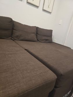 Sofa bed ready to go