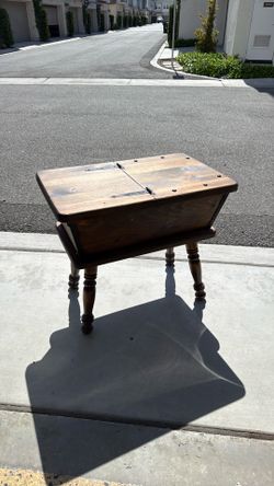 Antique end table