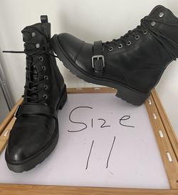 White Mountain Women's Decree Lug Sole Combat Boots Size 11