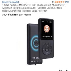 SucooRill 128GB Portable MP3 Player