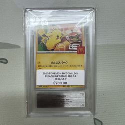 Pokemon: McDonald Pikachu Promo- ARS 10