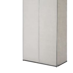 Mainstays Ropa de Adulto de Acero con Cremallera de un Solo Nivel Closet, 36", Piedra Pómez Gris, Do