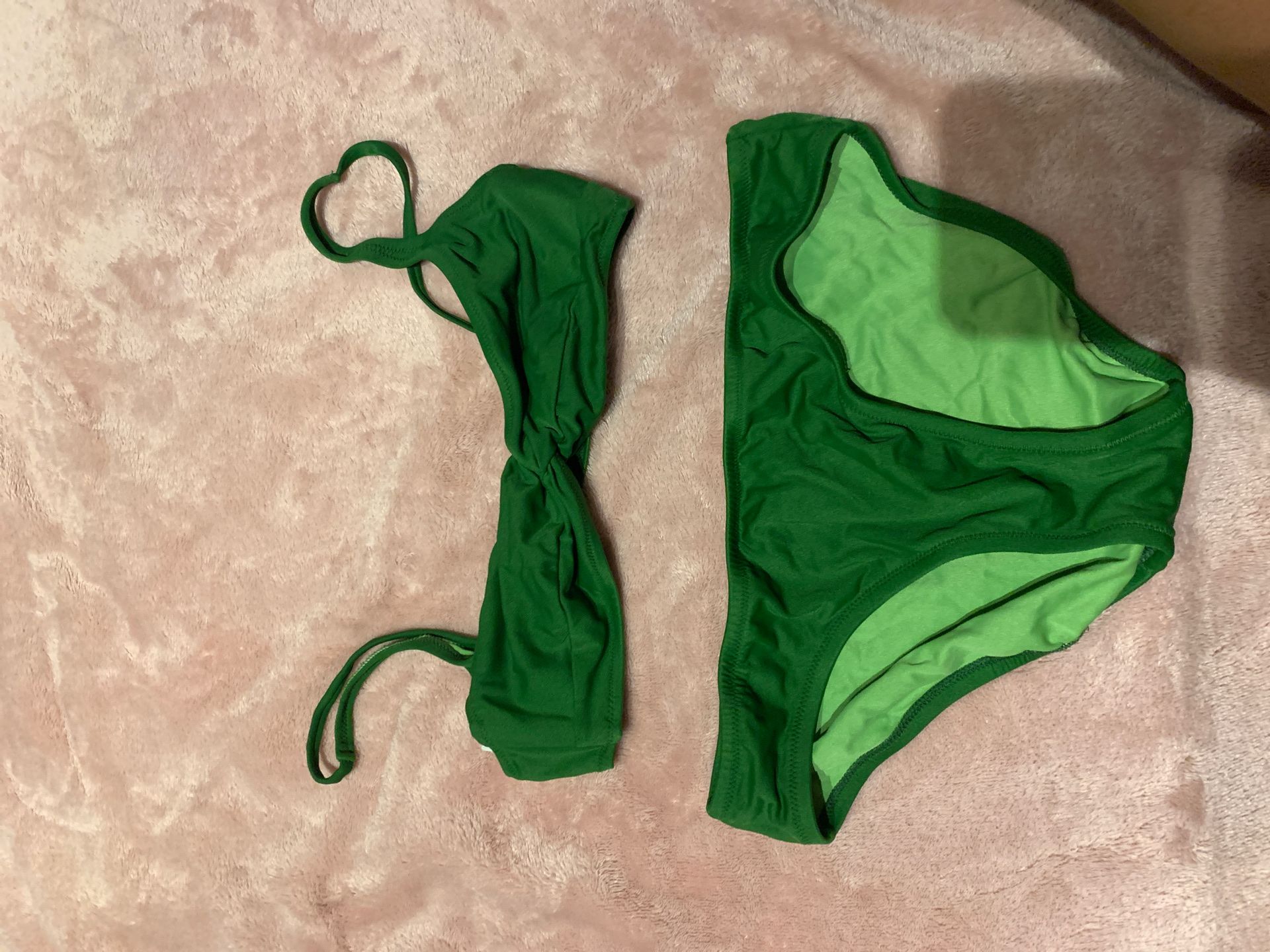Green bikini size small