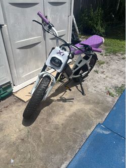 Macfox X1S Electric Bike - Custom White & Purple