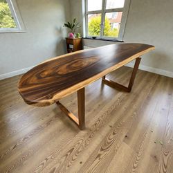 Live edge Reclaimed Wooded Desk 