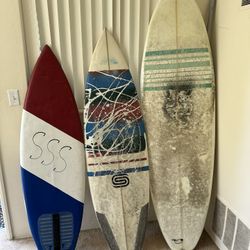 3 Surfboards 