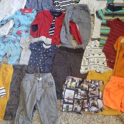 Baby Boy Clothing Lot Size 12 -18 Months
