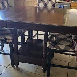 Dining Table With 6 Chairs From Ashley Furniture  2 End Tables 