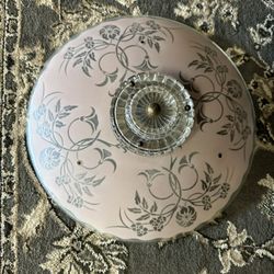 Antique Light Fixture Glass