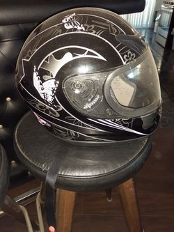 Womans motorcycle helmet
