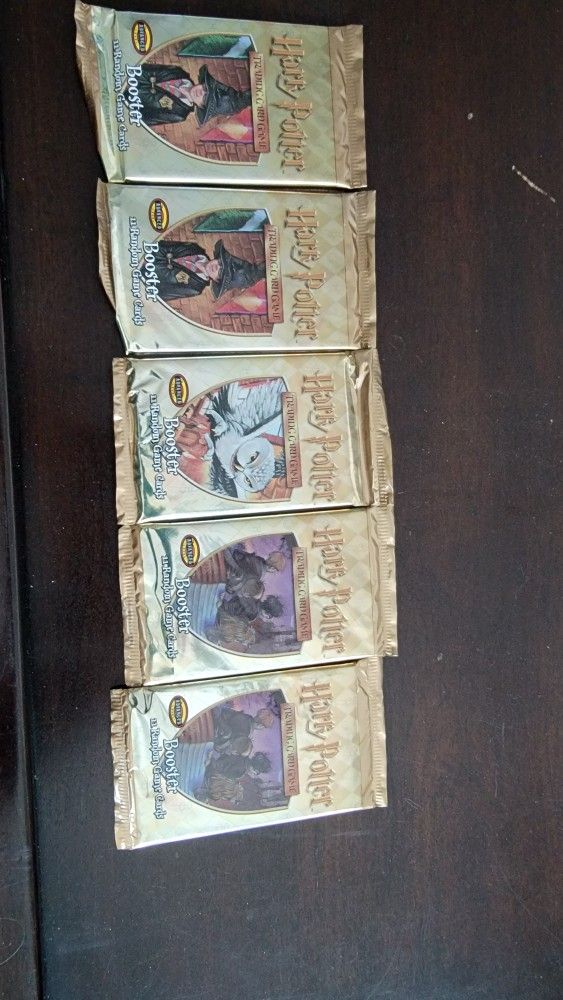 Harry Potter Trading Cards Booster Packs - 5